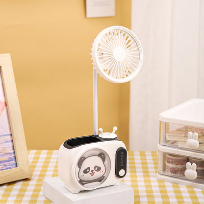 Unisex Tragbarer Mini-Ventilator mit kreativem Panda-Design Brehn
