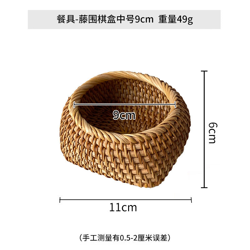 Damen Korb aus geflochtenem Rattan Brehn