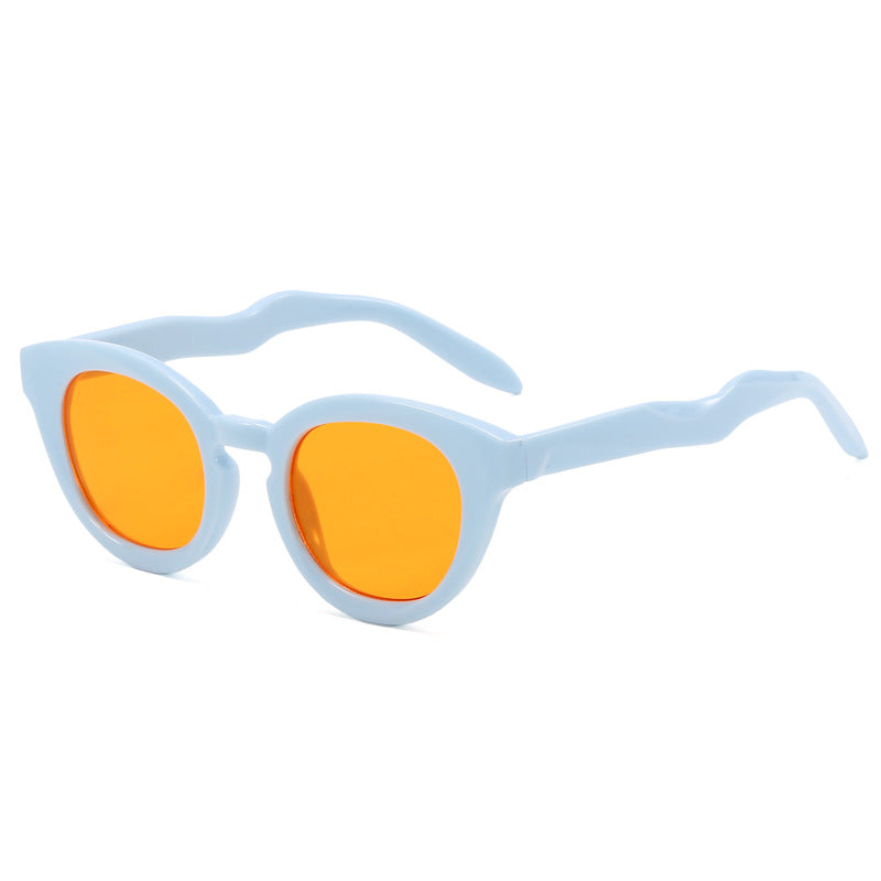 Damen modische Sonnenbrille mit feline Features Brehn