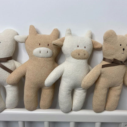 Terry Cloth Stern-Kopf Baby Schmusetuch Plüsch