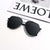 Herren modische Pilotensonnenbrille mit kontrastierenden Gläsern Brehn