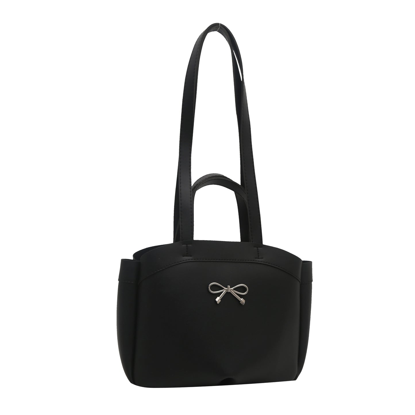 Elegante Bogen-Akzent Handheld Tote Bag Brehn