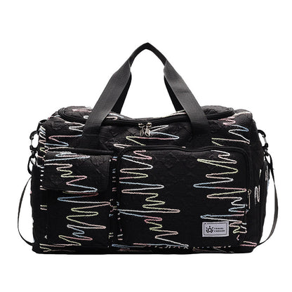 Bestickte Wochenend-Duffle Brehn