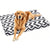 Chevron gemustertes Hundebett