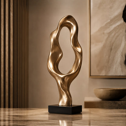 Abstrakte Metallskulptur