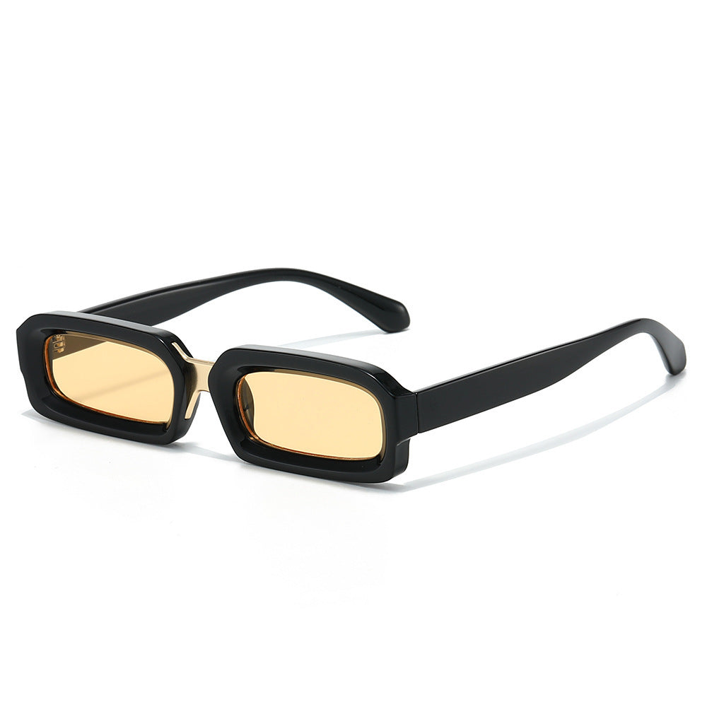 Schlanke rechteckige Rahmen-Sonnenbrille Brehn