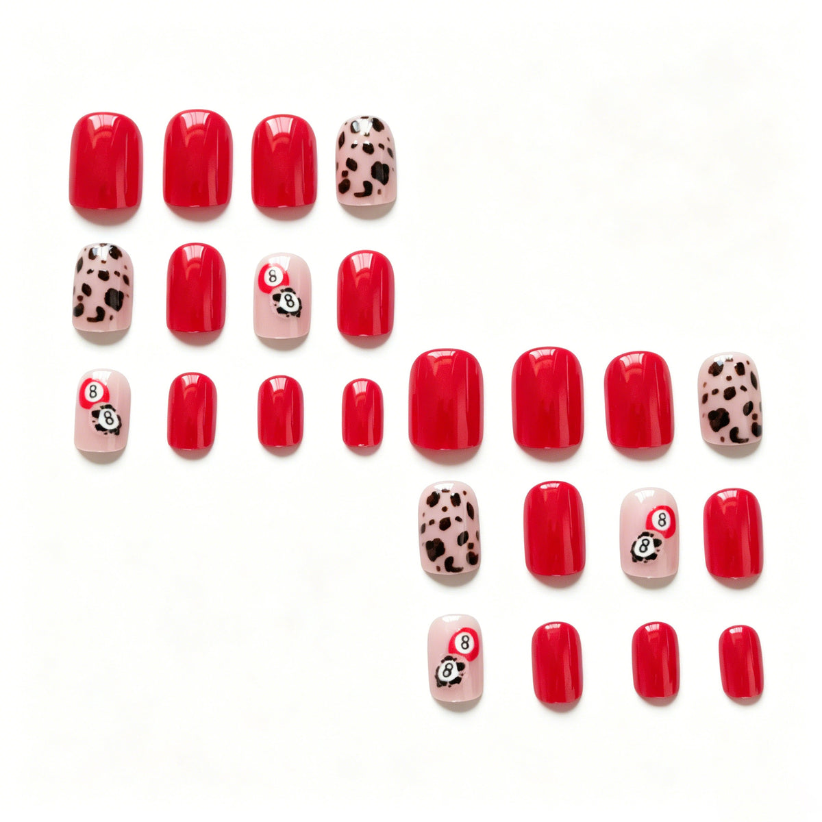 Trendy Tierdruck Nagelkunst