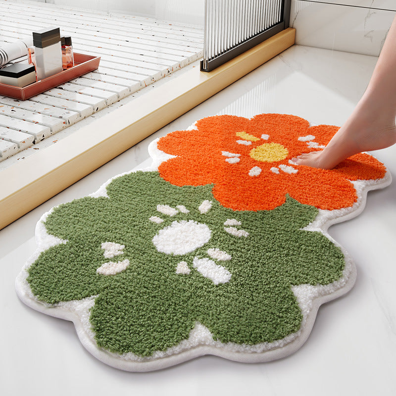 Florales Design Badteppich Brehn