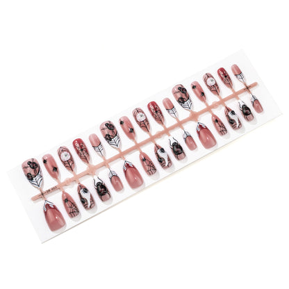 Spooky Halloween-Themen Press-On Nagelset