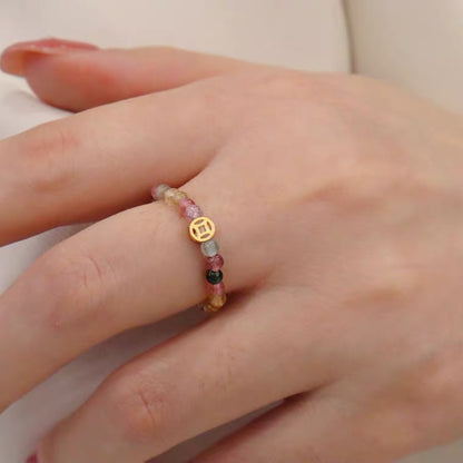 Zarte Perlen Charm Ring Brehn