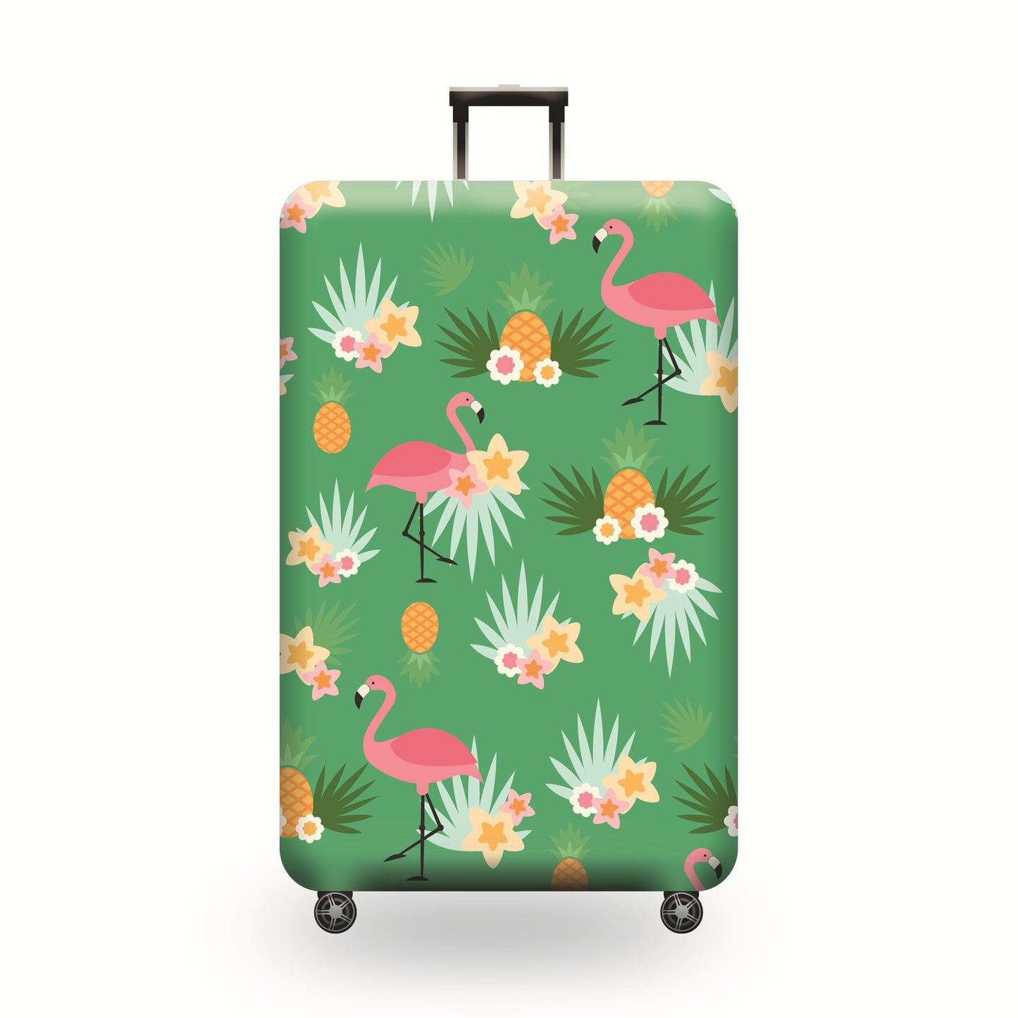 Unisex Hartschalenreisekoffer mit künstlerischem Flamingo-Motiv Brehn