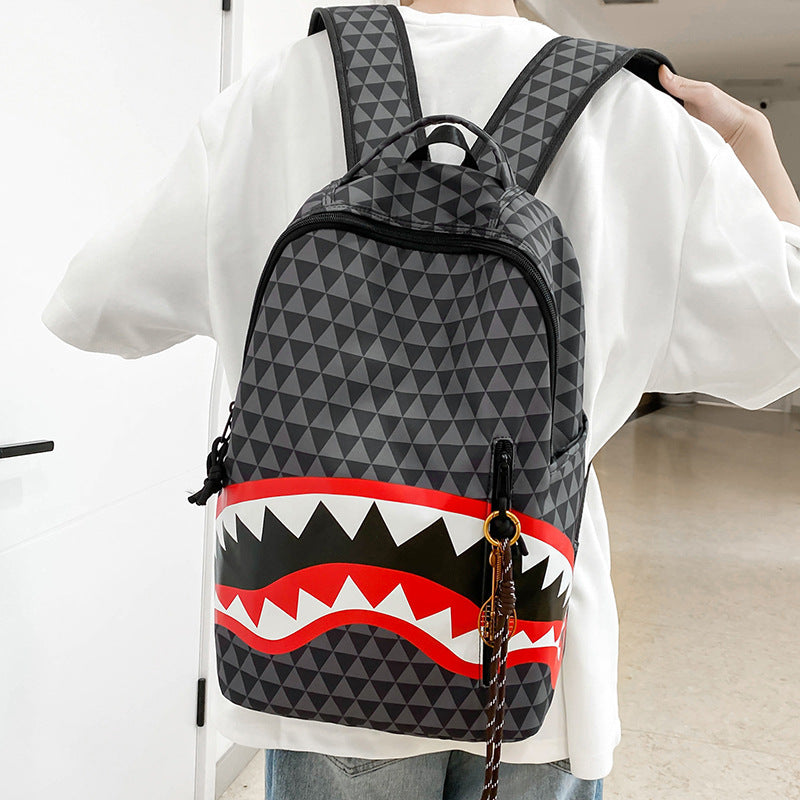 Rucksack mit Einzigartigem Hai-Motiv Brehn