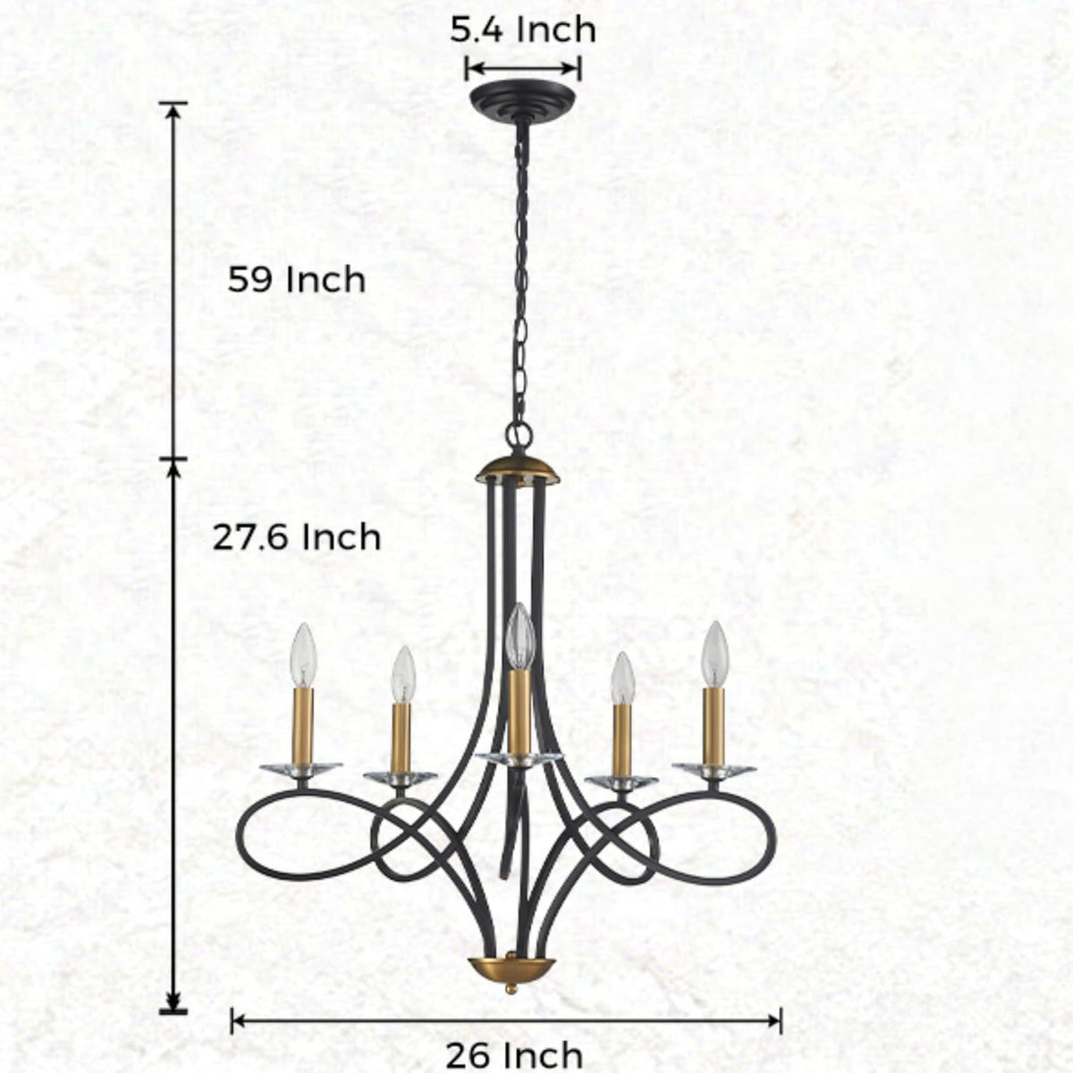 Moderne elegante Kronleuchter