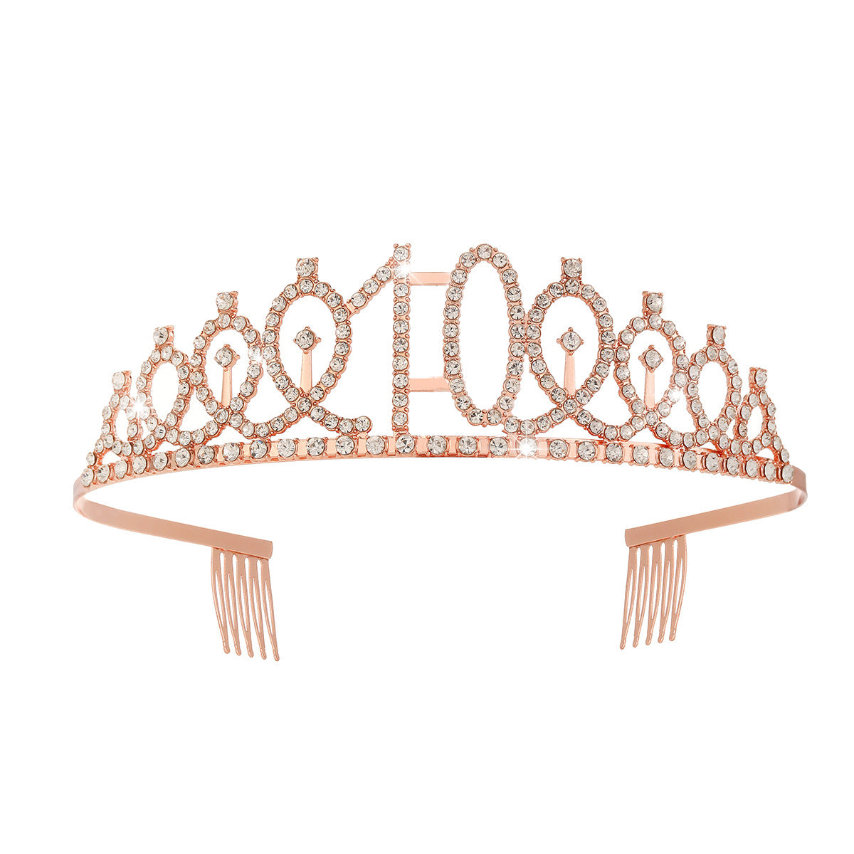 Damen Kristallverzierte Tiara mit elegantem Design Brehn