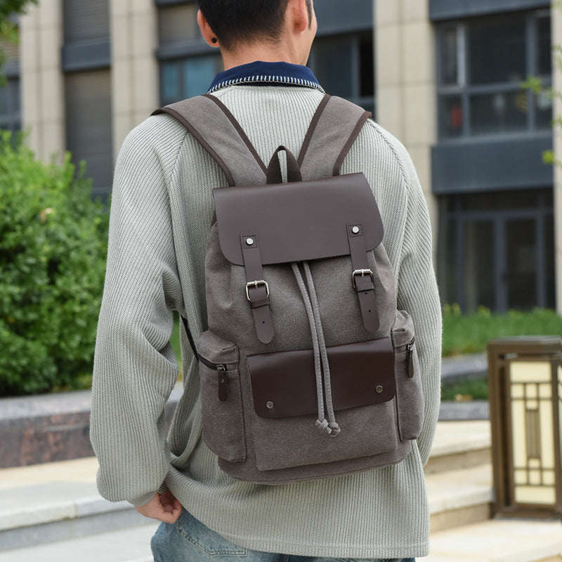 Vintage Canvas Rucksack Brehn