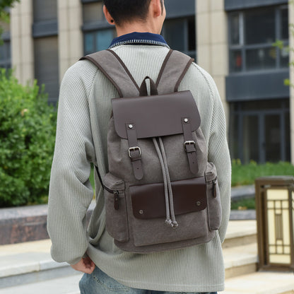 Vintage Canvas Rucksack Brehn