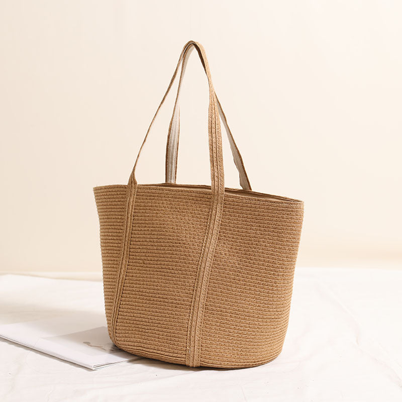 Damen Stylische Korb-Tragetasche Brehn