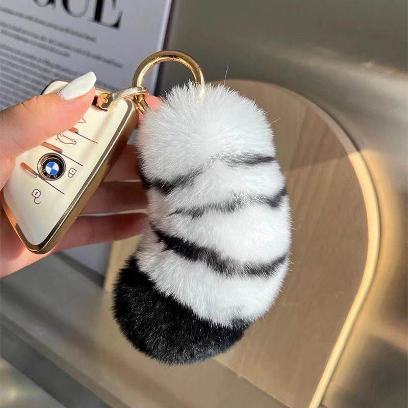 Plüsch-Tier-inspiriertes Schlüsselanhänger-Accessoire Brehn