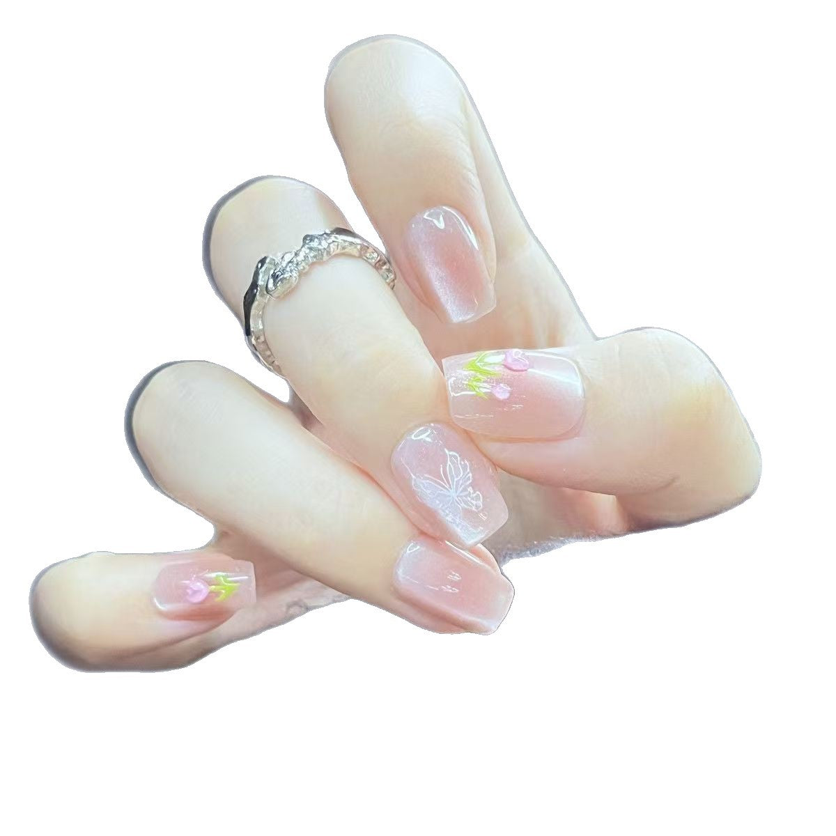 Floral Art Press-On Nail Set Brehn 1787395151