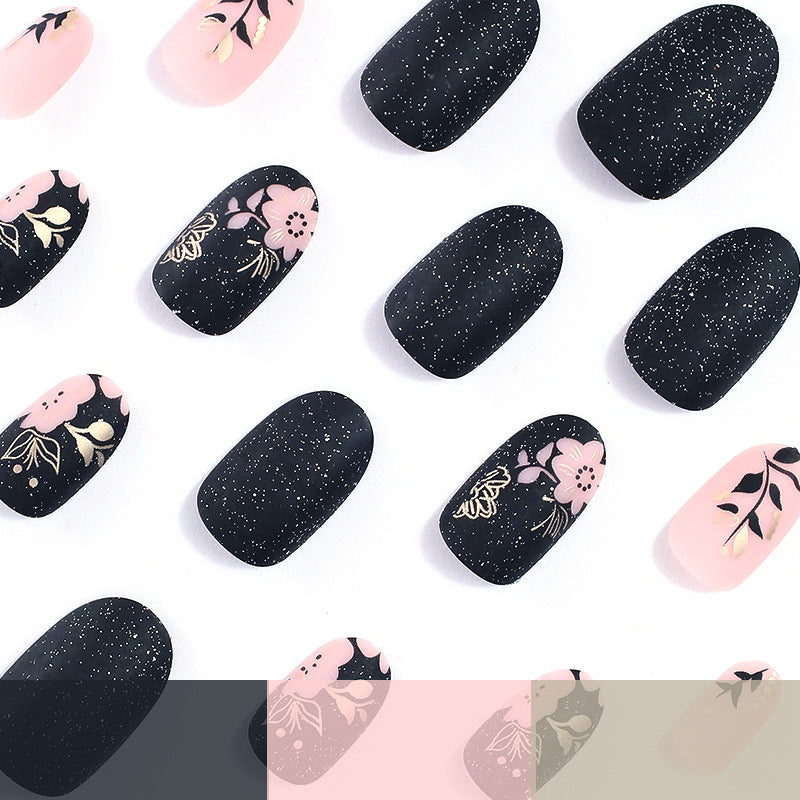 Luxuriöse florale Acryl-Nagelverschönerungen Brehn