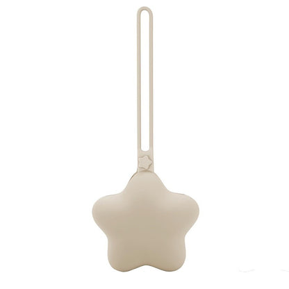 Silicone-Stern-Beißring mit Sicherheitsgurt und Schnellverschlussclip
