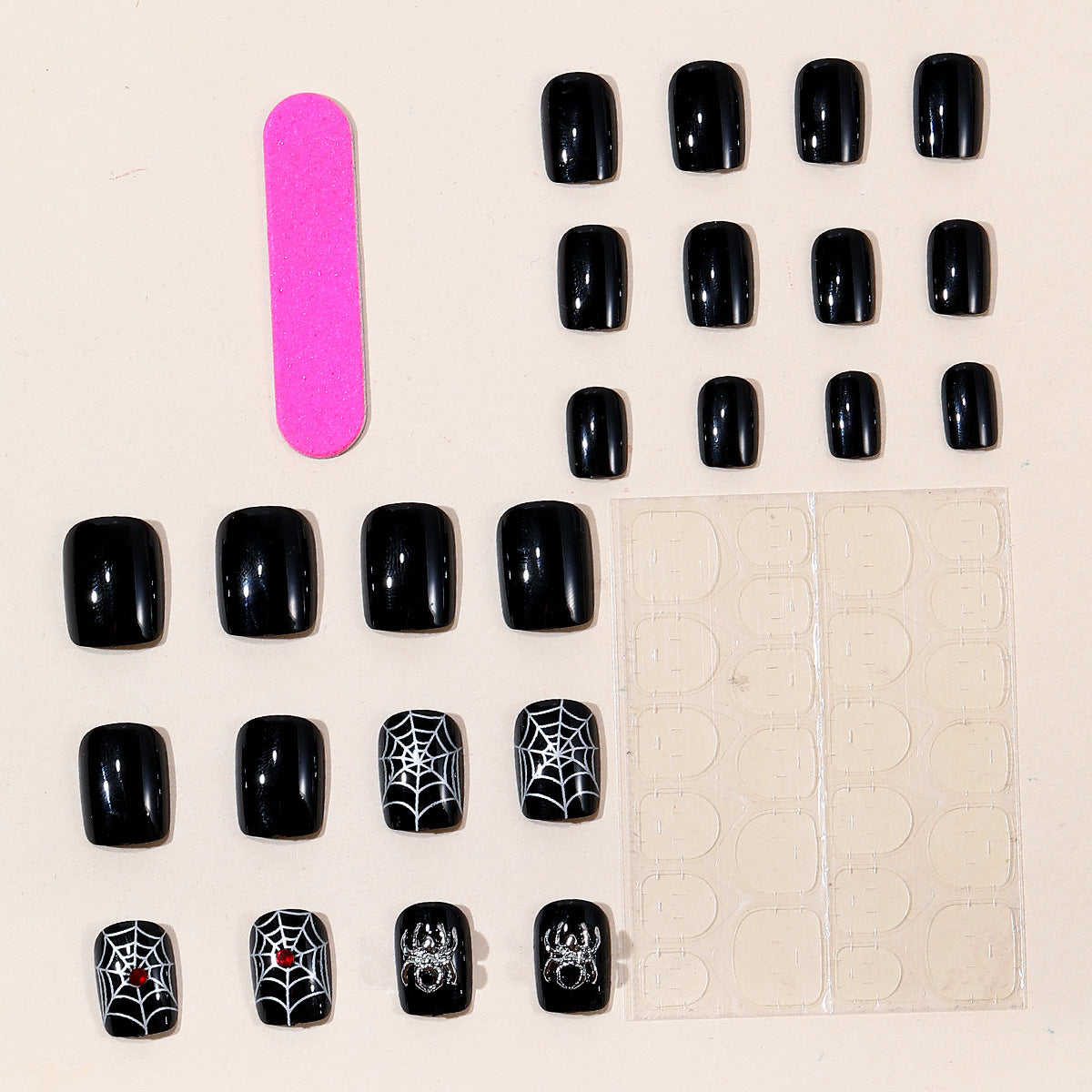 Gothic Halloween-Themen Nagelkunst Verlängerungen Brehn