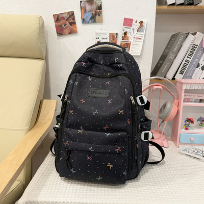 Stylischer Schulrucksack mit lustigen gemusterten Akzenten Brehn