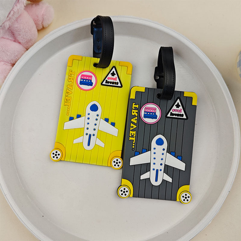 Unisex Gepäckanhänger im lustigen Flugzeugdesign Brehn