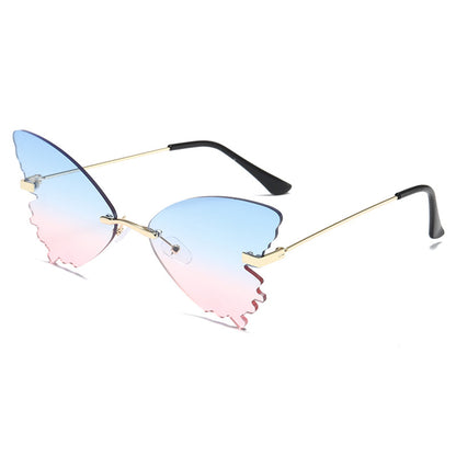 Damen Sonnenbrille im Schmetterlingsdesign mit UV-Schutz Brehn