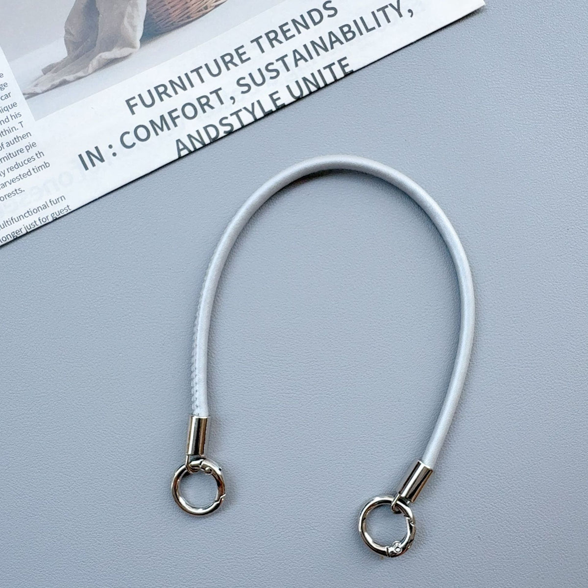 Premium langlebiger Schlüsselband mit Metallclips Brehn