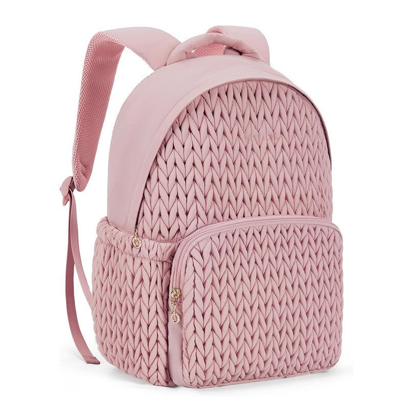 Modischer Rucksack mit Geflochtener Struktur Brehn