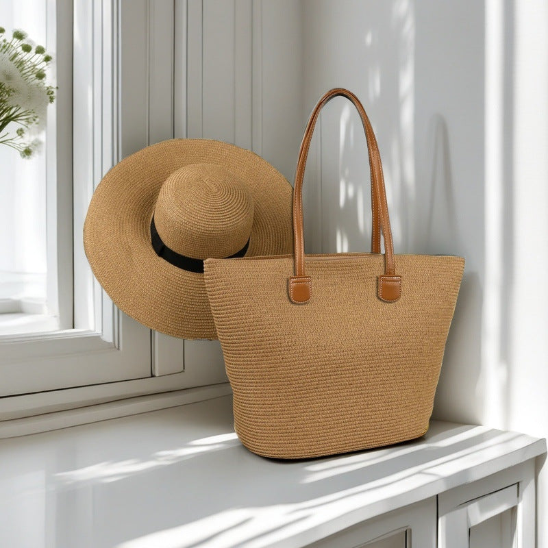 Strandtasche mit Bunten Streifen Brehn