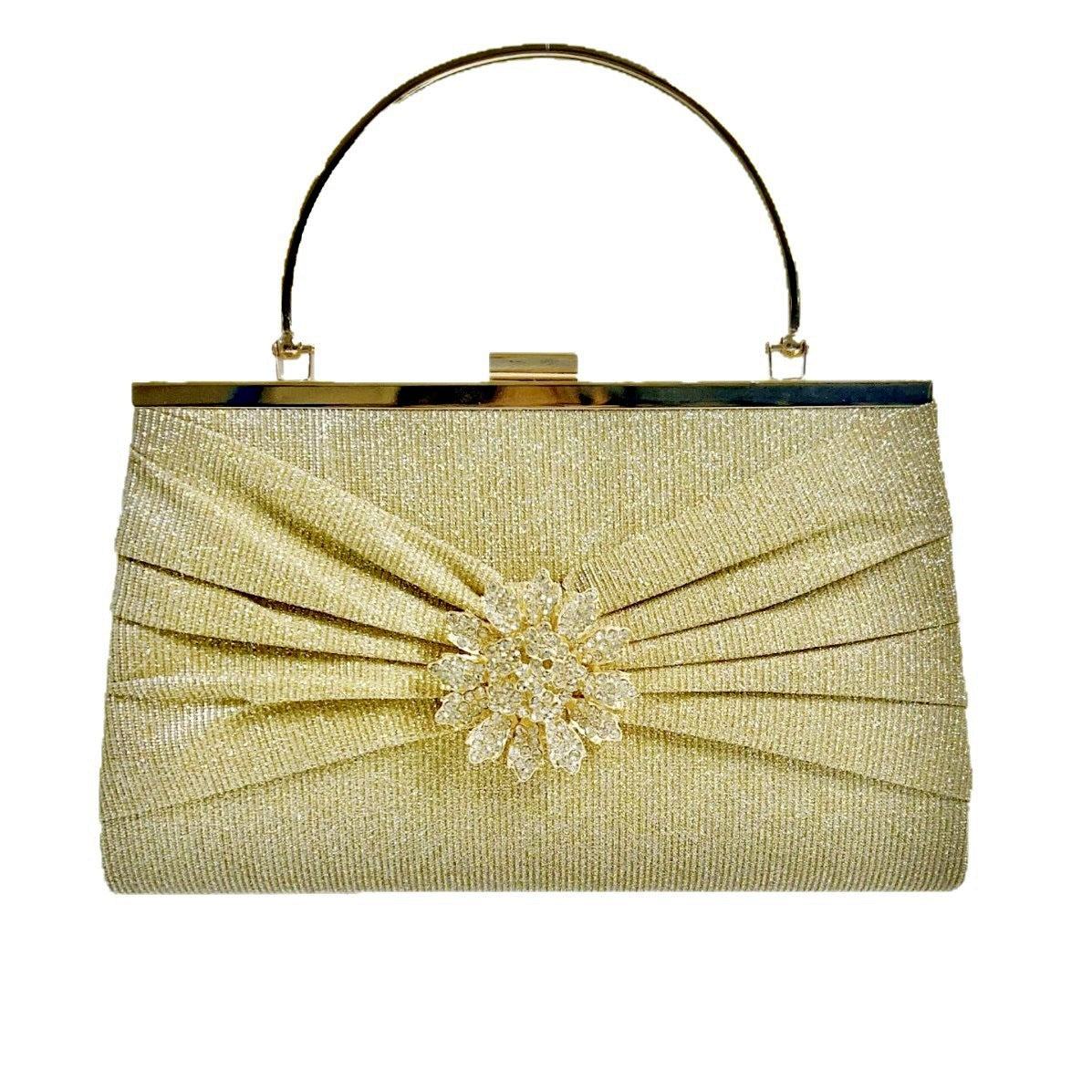 Glamouröse Metallische Abend-Handtasche