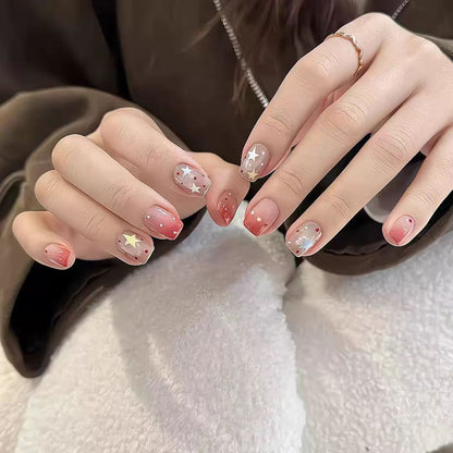 Verspielt Themen Press-On Nagelset Brehn