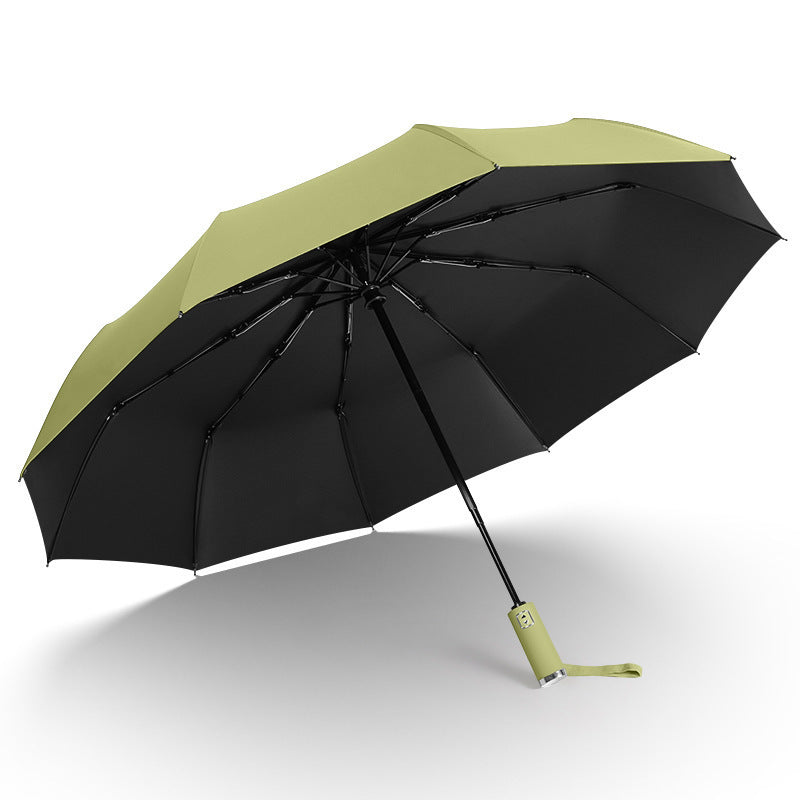 Damen eleganter Automatik-Faltschirm mit UV-Schutz und innovativem Öffnungsmechanismus Brehn