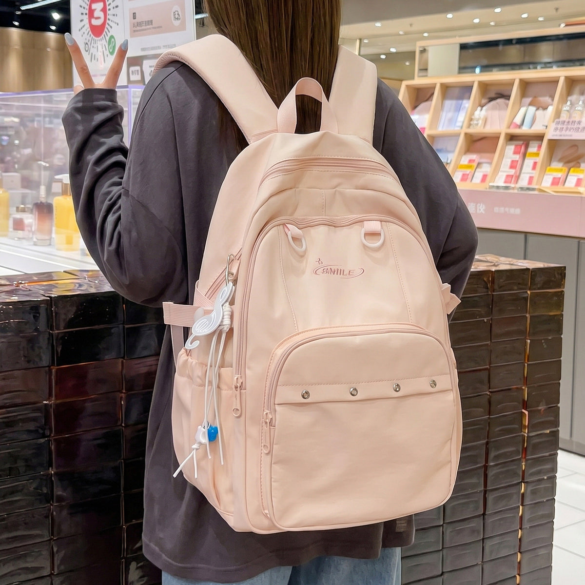 Stylische Mehrfachfach-Rucksack Brehn