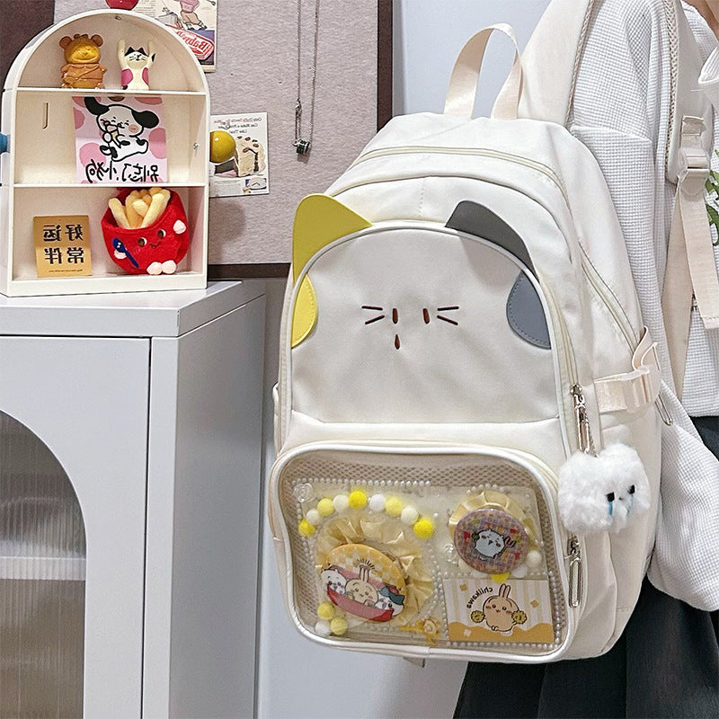 Süße Katzenohren Design Schulrucksack