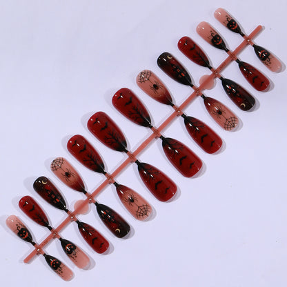 Gothic Halloween-Themen Stiletto Nagelkunst Erweiterungen Brehn 1789713505