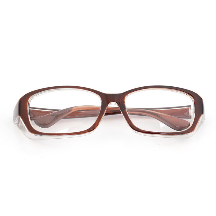 Damen modische rechteckige Brille mit robustem Rahmen Brehn