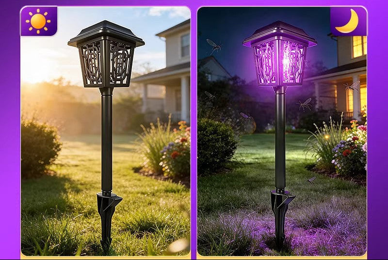 Solarbetriebene dekorative Gartenleuchte Brehn