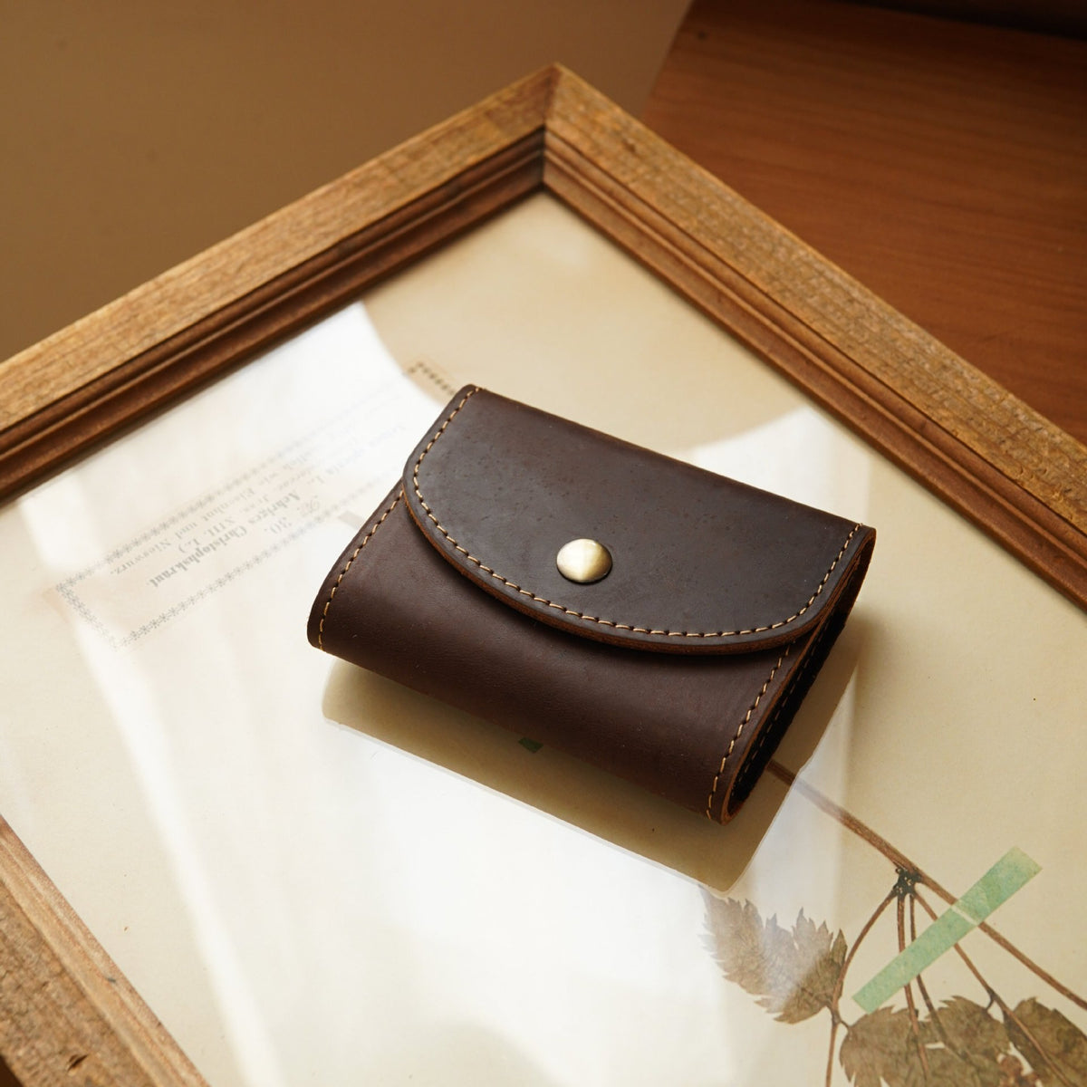Leder Kartenhalter