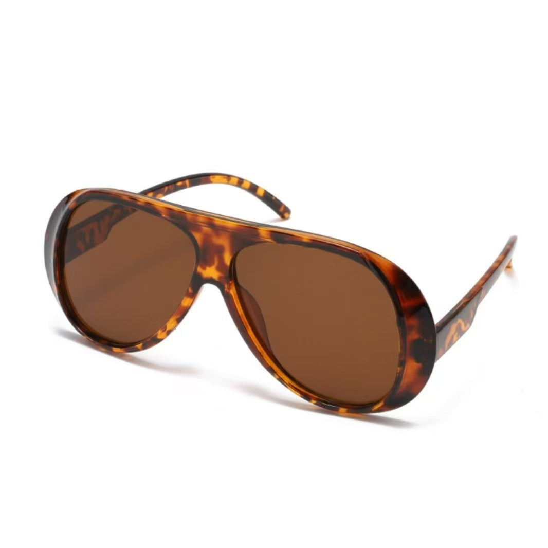 Damen elegante Oversized-Sonnenbrille mit UV-Schutz Brehn