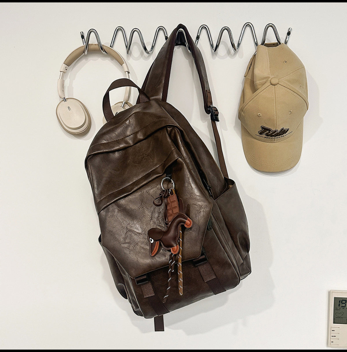 Vintage Leder Rucksack Brehn