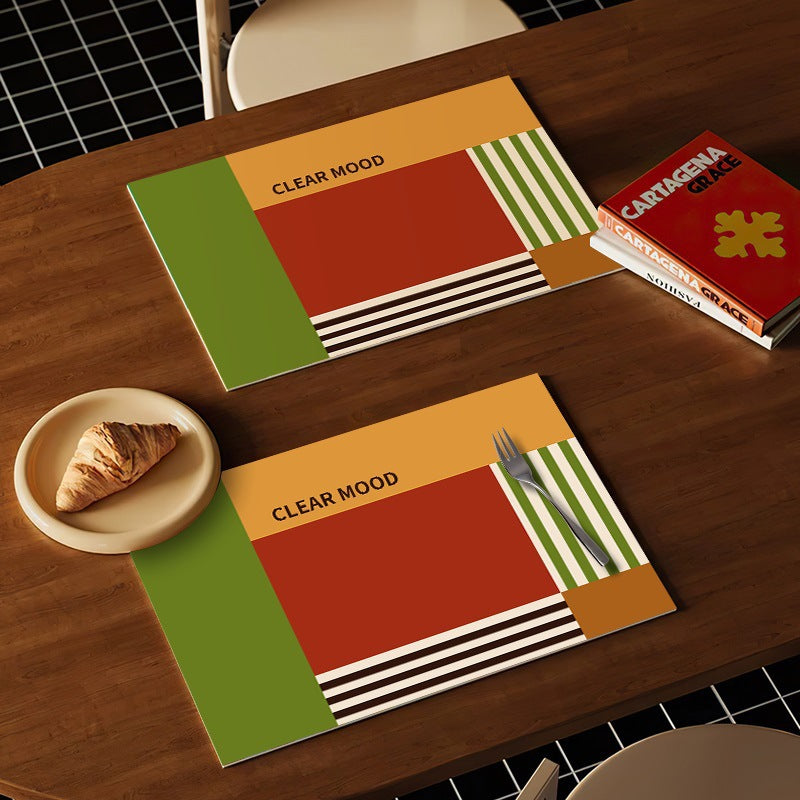 Elegante geometrische Tischuntersetzer