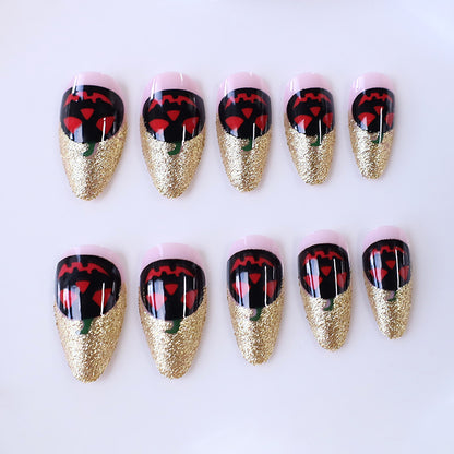 Halloween-Themen Acrylic Nail Art Set Brehn