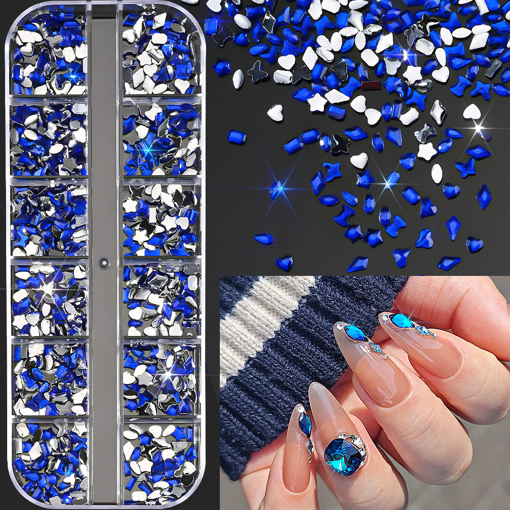 Nagelkunst Dekorative Edelsteinset