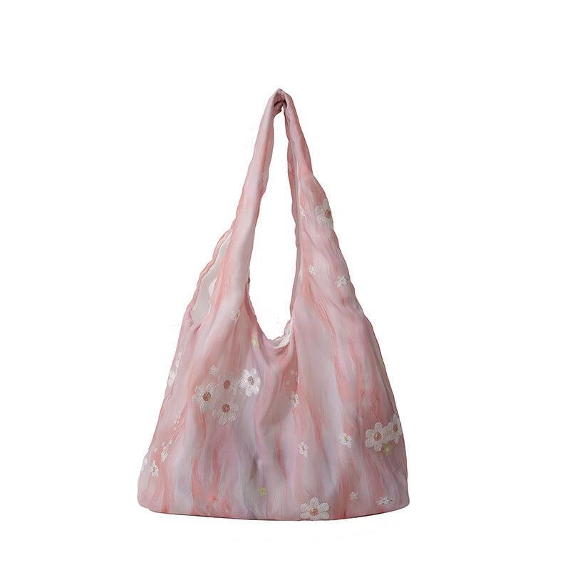 Elegante floral bedruckte Schulter Tote Bag Brehn