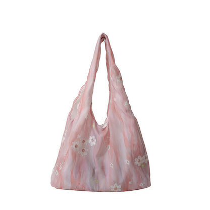 Elegante floral bedruckte Schulter Tote Bag Brehn