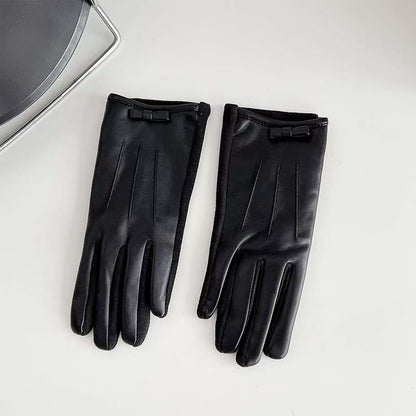 Elegante Leder Touchscreen Handschuhe Brehn