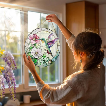 Buntglas Schmetterling Wandkunst Brehn